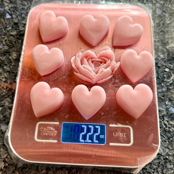 NEW HEART WAX MELTS 2.22oz Bath & Body Works Candle Wax Melts A THOUSAND WISHES - Picture 3 of 4